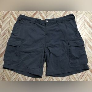 Duluth Trading Co Grey/Blue Cargo Shorts Men’s 2XL